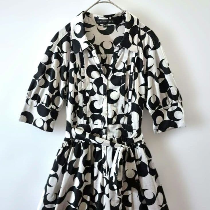 KOFI COLLECT コフィ コレクト 総柄 ワンピース SIZE M — image 2