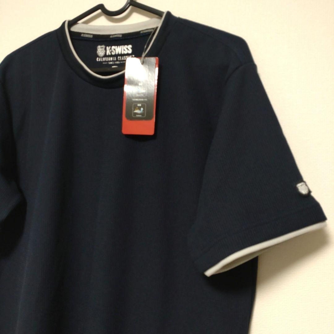新品未使用　K-SWISS 半袖Tシャツメンズ　М　 ネイビー — image 5