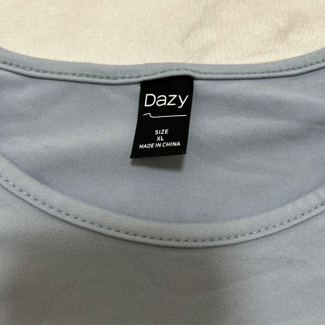 shein オフショル　長袖　ライトブルー — image 2