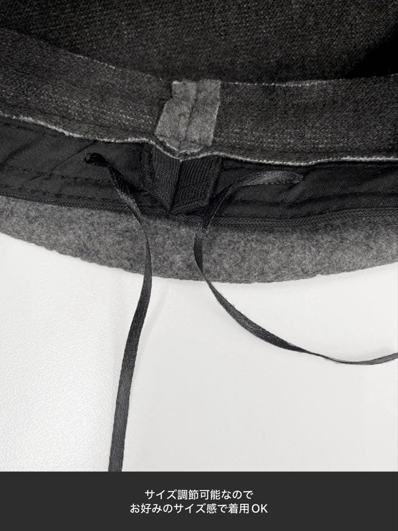DAY CLOSET ベレー帽 フェルト風メルトン生地 — image 3