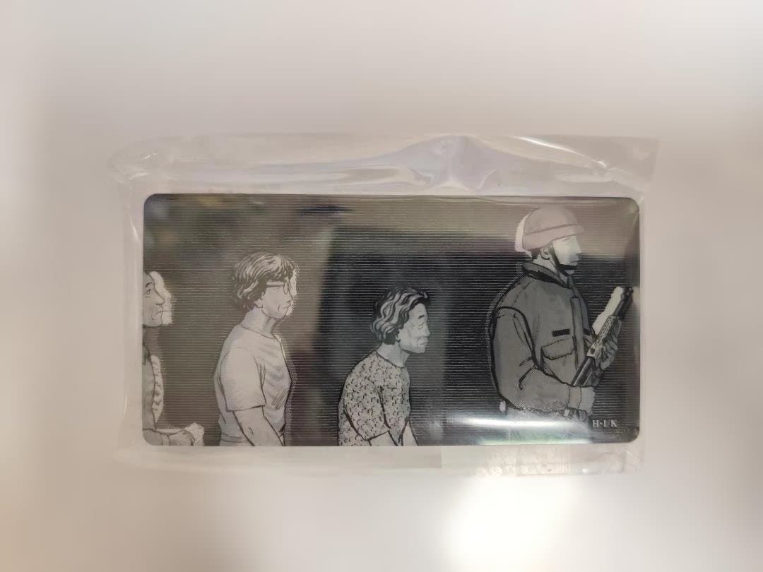 寄生獣展 入場特典　ミギー　指人形 くじE賞アクリルブロックセット — image 4