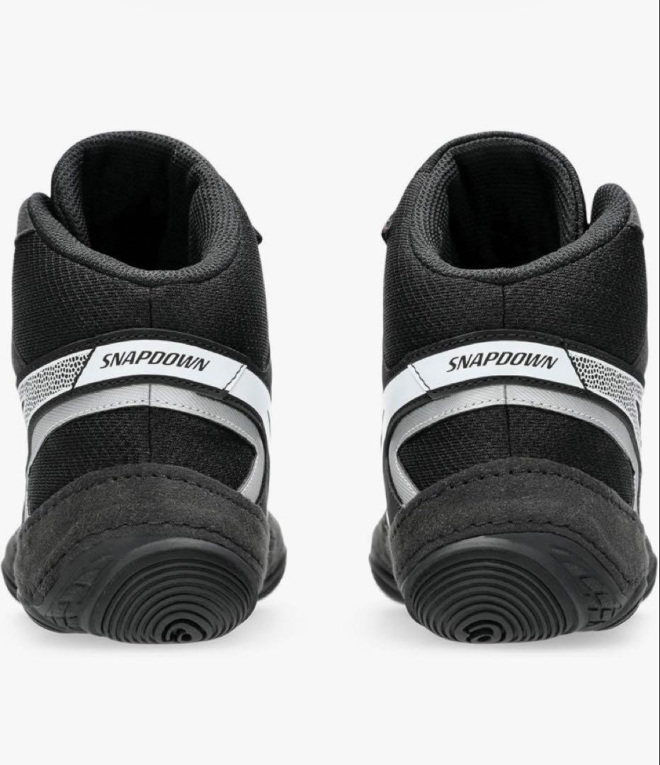 レスリングシューズASICS SNAPDOWN ブラック/ホワイト 29センチ — image 4
