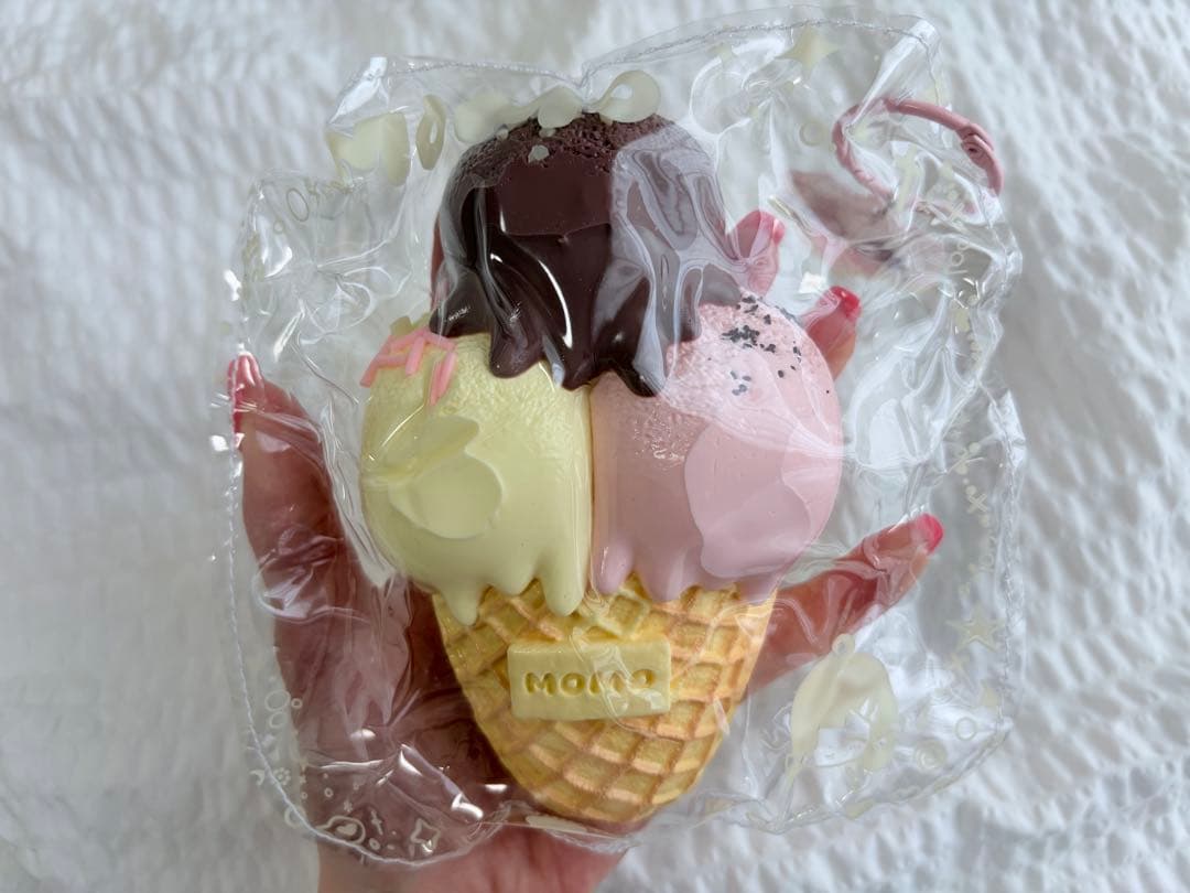momo スクイーズ 夏のアイスクリーム 3色ソフトクリーム — image 2