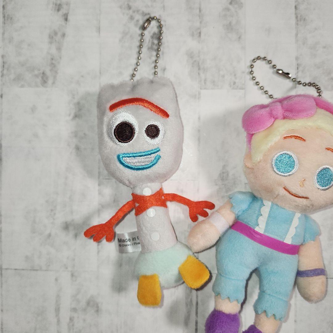 トイ・ストーリー　フォーキー　ボー・ピープ　ぬいぐるみマスコット　セット — image 2