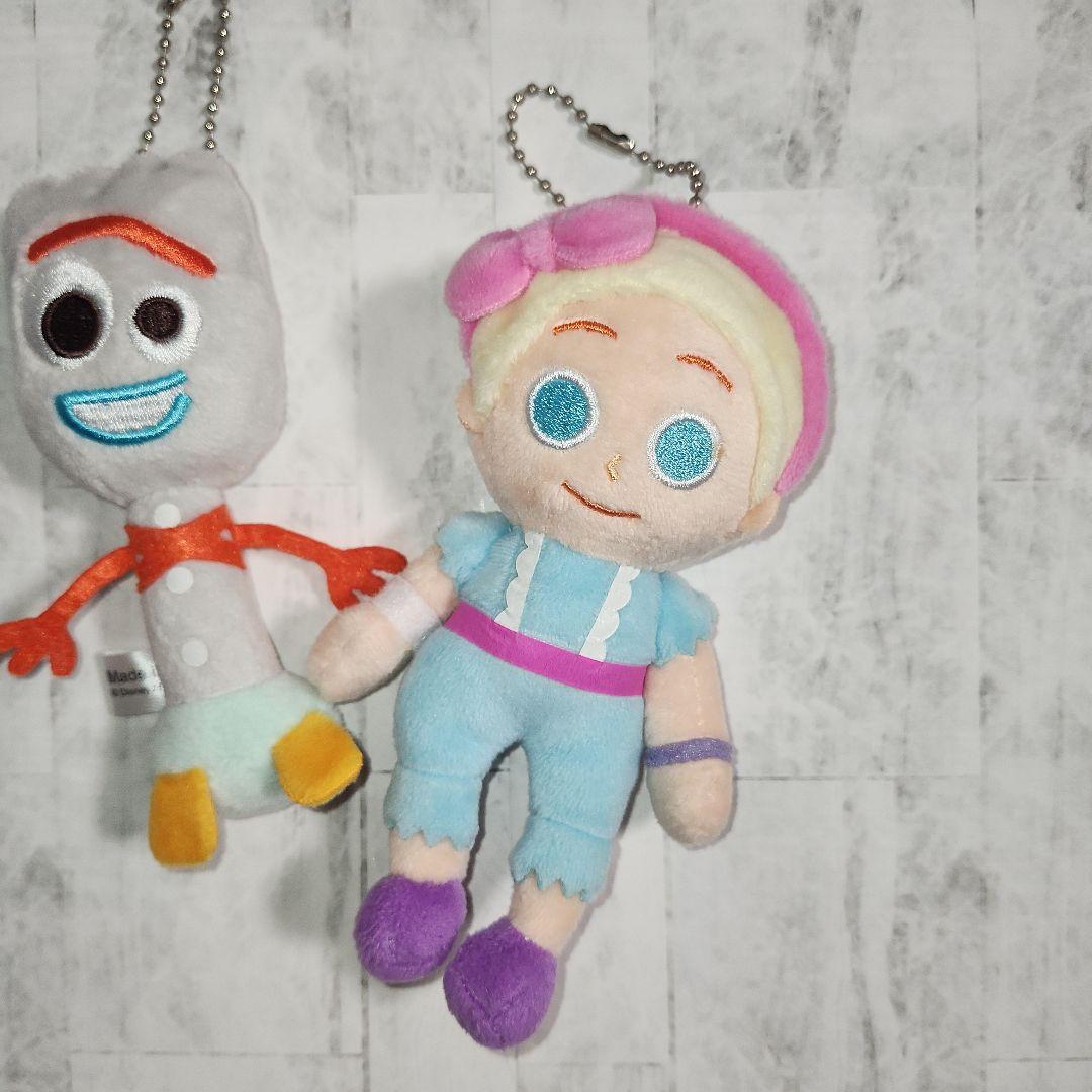 トイ・ストーリー　フォーキー　ボー・ピープ　ぬいぐるみマスコット　セット — image 3
