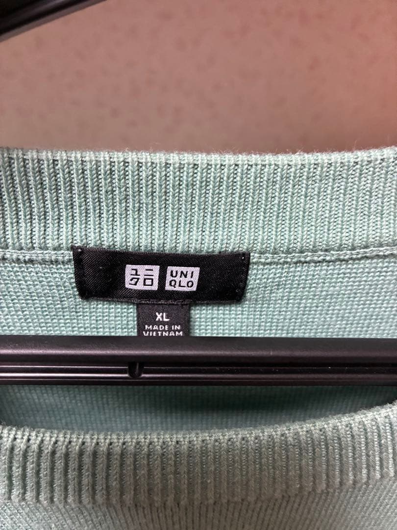 【UNIQLO】ウォッシャブルミラノリブセーター XLサイズ ライトグリーン — image 2