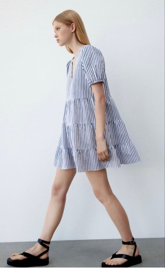 良品 ZARA ストライプチュニック — image 5