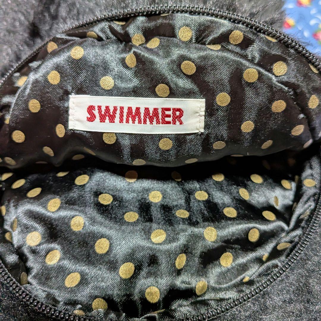 SWIMMERスイマーうさぎモチーフぬいぐるみファーハンドバッグブラックピンク — image 5