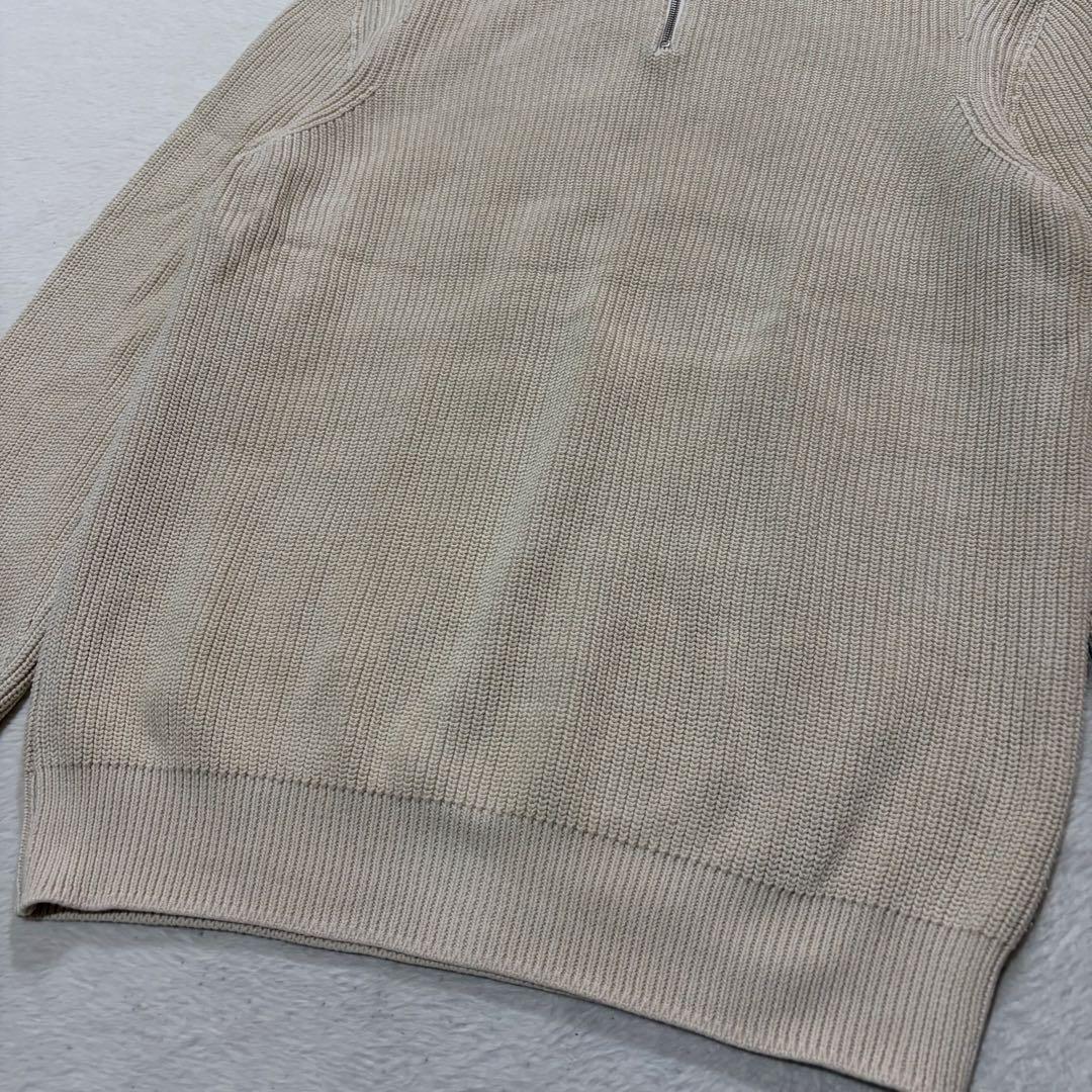t2526 【ザラ】　メンズ　ジップアップハイネック裏編みニットセーター — image 5