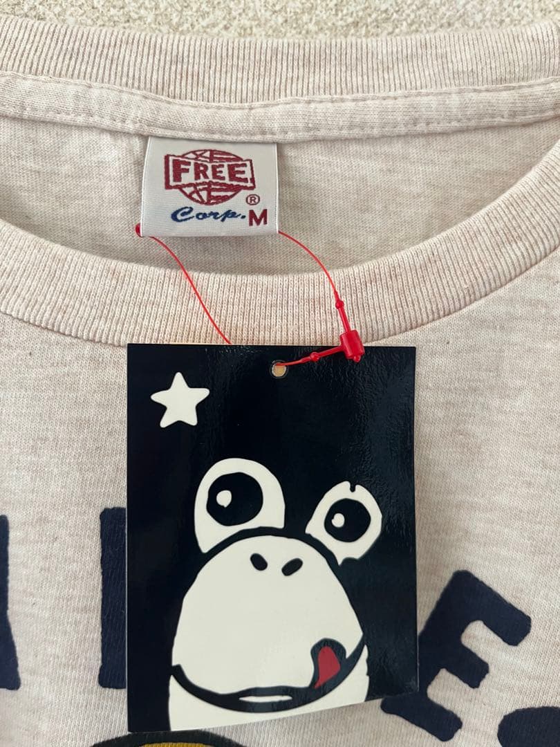 新品未使用　キナリ系Tシャツ — image 2