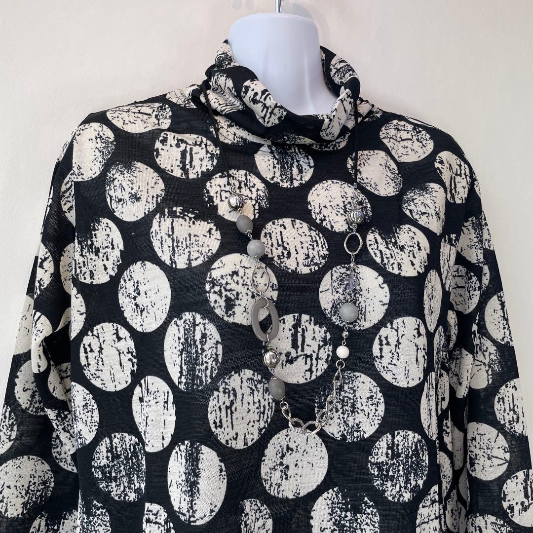 ９０３１【新品】婦人服レディースミセス　トップス　カットソー　薄長袖　ブラウス — image 2