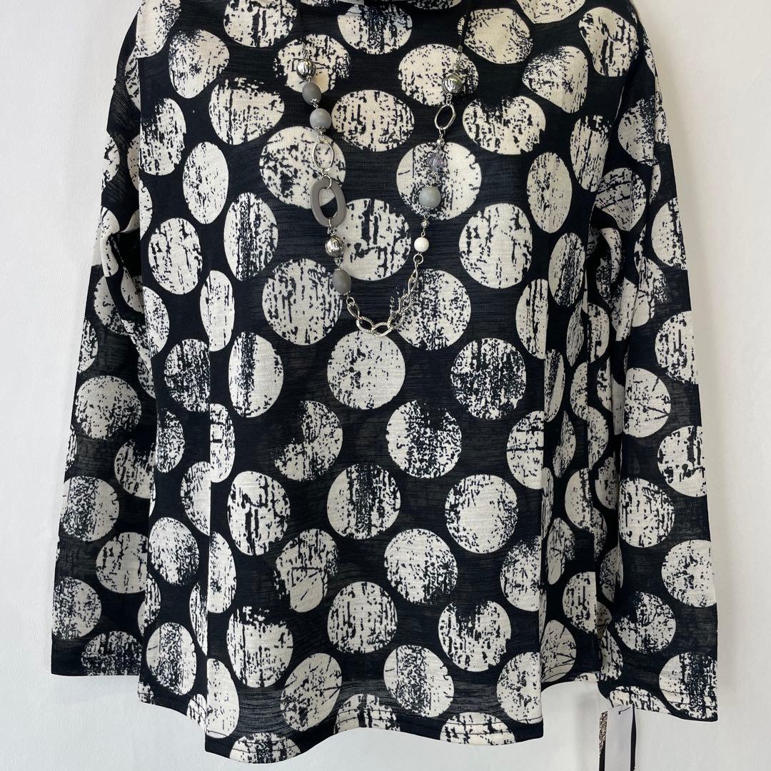 ９０３１【新品】婦人服レディースミセス　トップス　カットソー　薄長袖　ブラウス — image 5