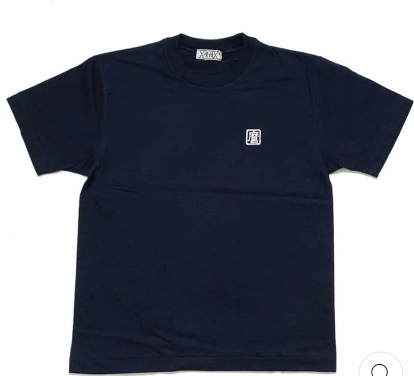 麿紋maromon NEKO半袖 Tシャツプリント 猫久米繊維工業日本製ネイビー — image 2