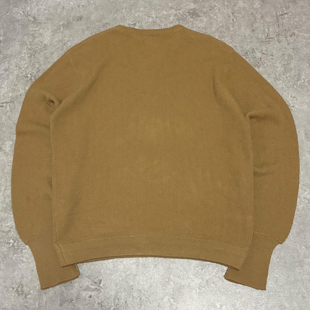 LACOSTE ラコステ 無地 Vネック ニット セーター L アメカジ — image 2