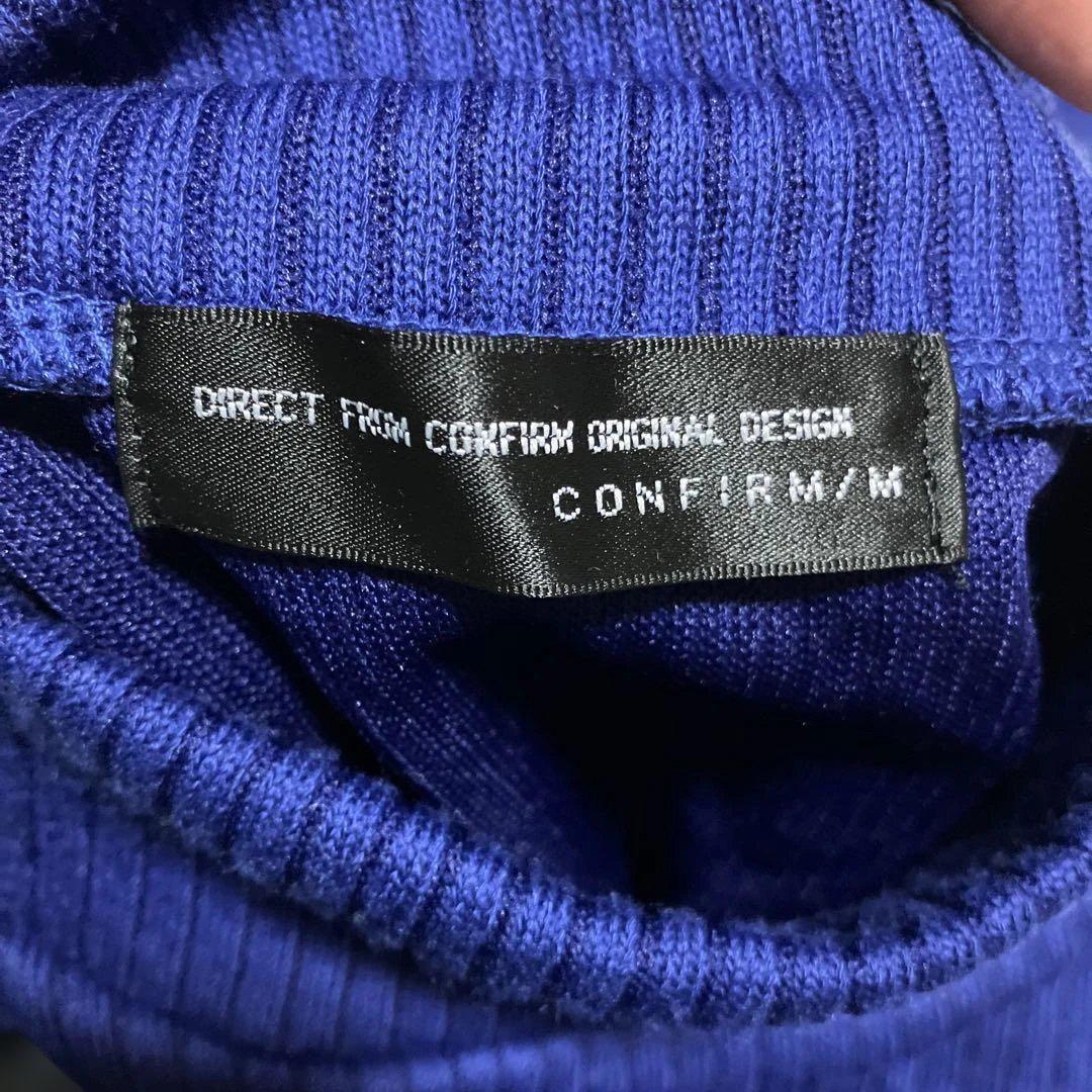 コンファーム Confirm リブニット【M】ネイビー 紺 ハイネック — image 2