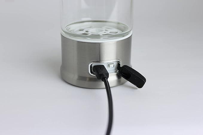 【新品未使用】 携帯型水素水ボトル H2PLUS 高濃度生成 USB充電 ブルー — image 4