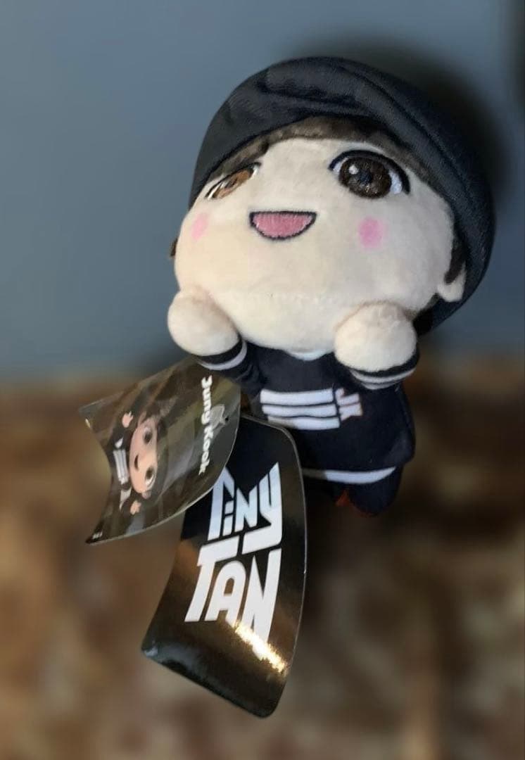 BTS TinyTAN Jung Kook 寝そべり ぬいぐるみ マスコット — image 3
