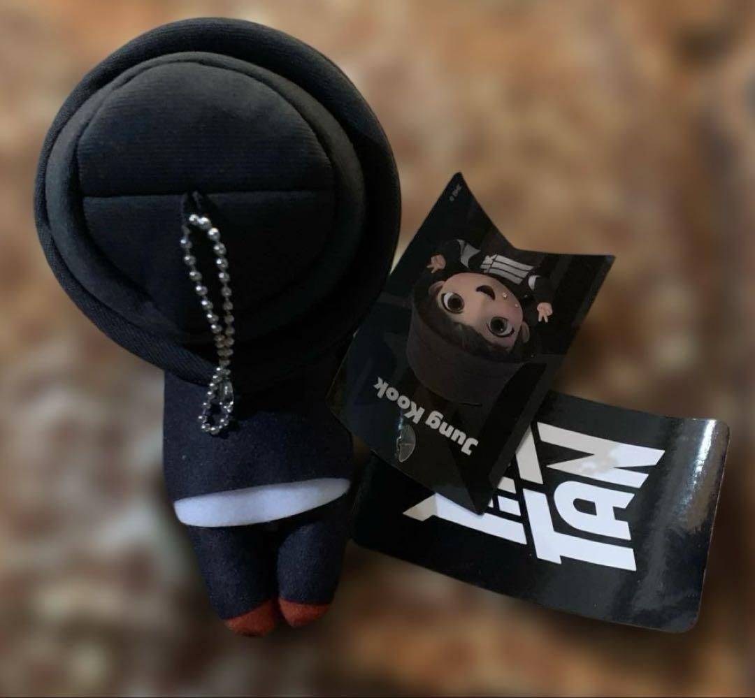 BTS TinyTAN Jung Kook 寝そべり ぬいぐるみ マスコット — image 5