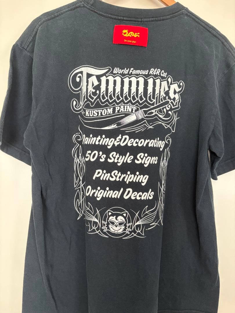 Temmy's Kustom Paint Tシャツ ブラック — image 2