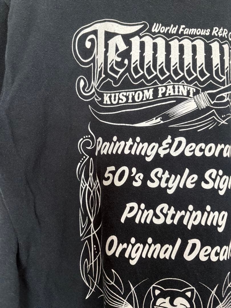 Temmy's Kustom Paint Tシャツ ブラック — image 4