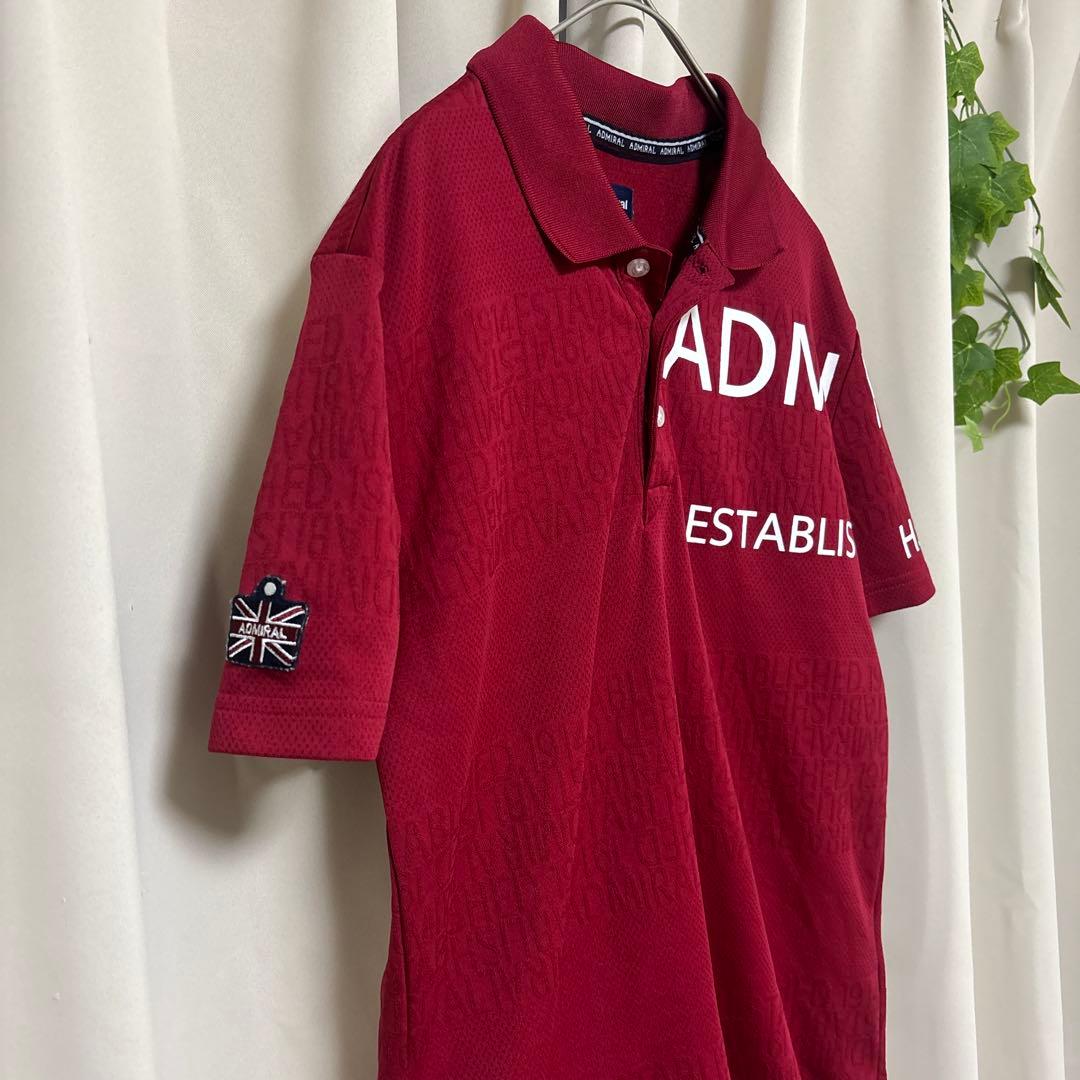 Admiral ✖️NICOLECLUBポロシャツ レッド ゴルフ — image 3