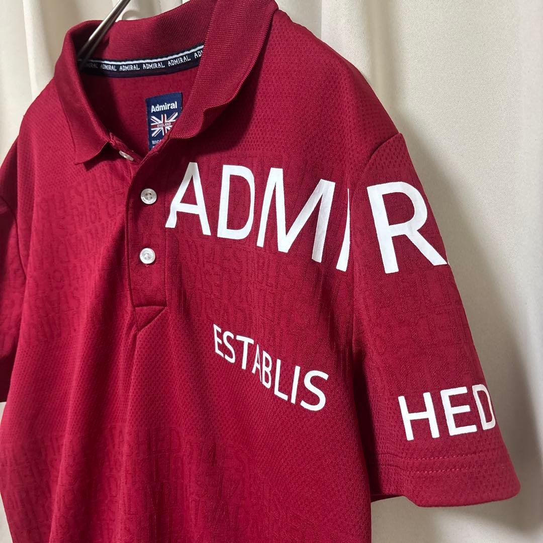 Admiral ✖️NICOLECLUBポロシャツ レッド ゴルフ — image 4