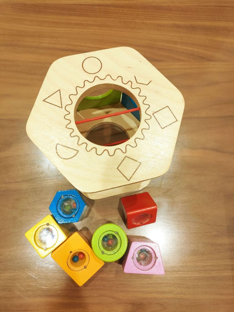 【半額以下】Hape 木製 知育玩具 型はめパズル — image 3