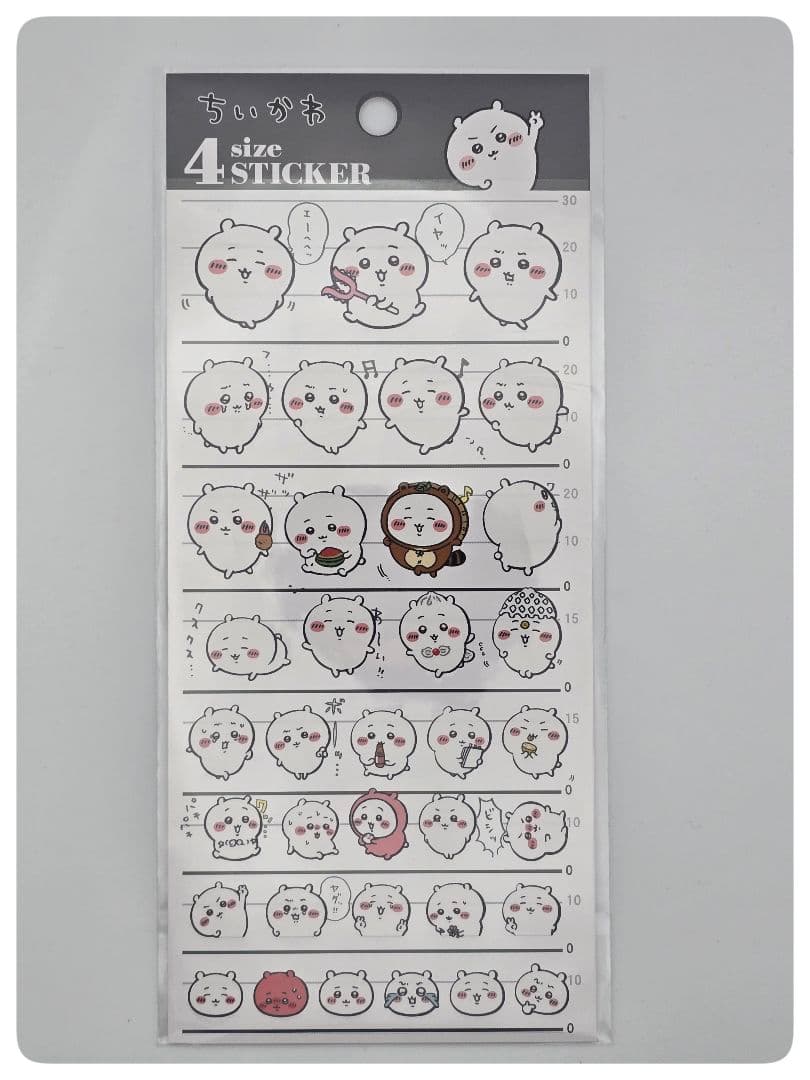 ちいかわ 4サイズステッカー4点セット うさぎハチワレちいかわ — image 2