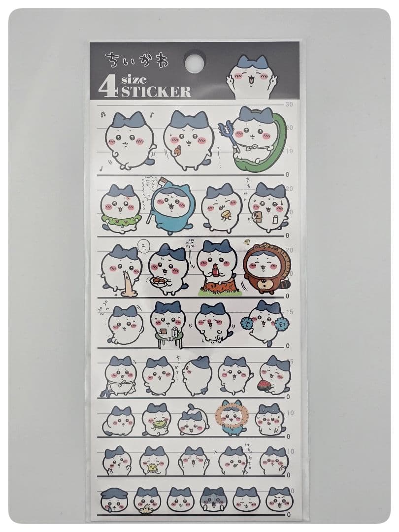 ちいかわ 4サイズステッカー4点セット うさぎハチワレちいかわ — image 3