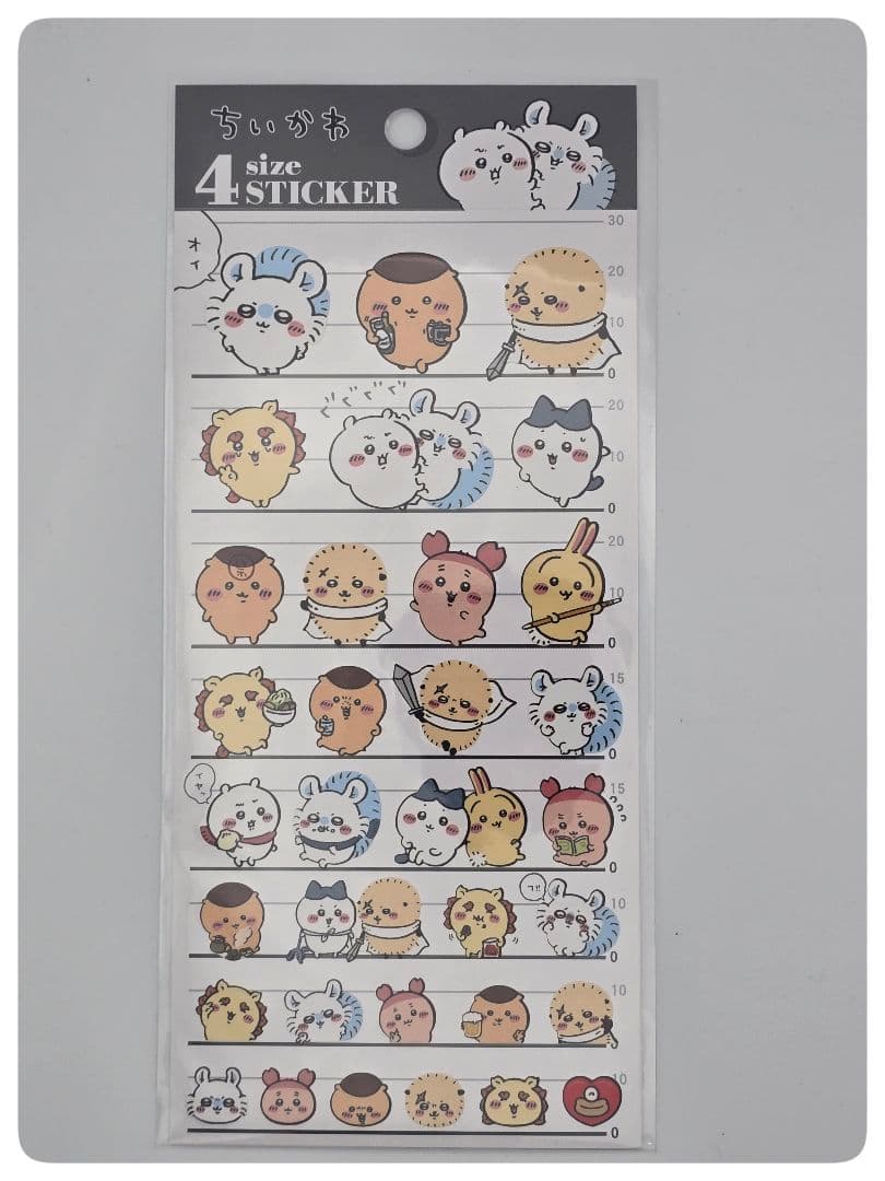 ちいかわ 4サイズステッカー4点セット うさぎハチワレちいかわ — image 5