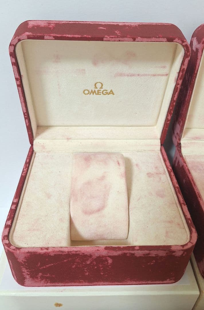 【空箱】OMEGA オメガ 4個セット 赤 時計用 BOXのみ 付属品 D45 — image 4