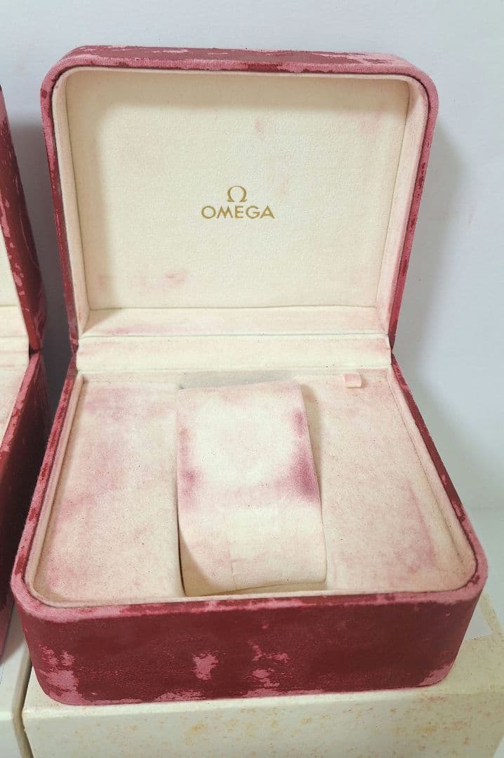 【空箱】OMEGA オメガ 4個セット 赤 時計用 BOXのみ 付属品 D45 — image 5