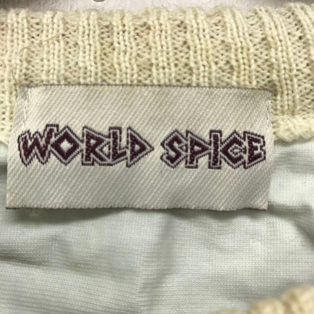 スウェーデン製 古着 WORLD SPICE ネイティブ柄 ニットセーター — image 2