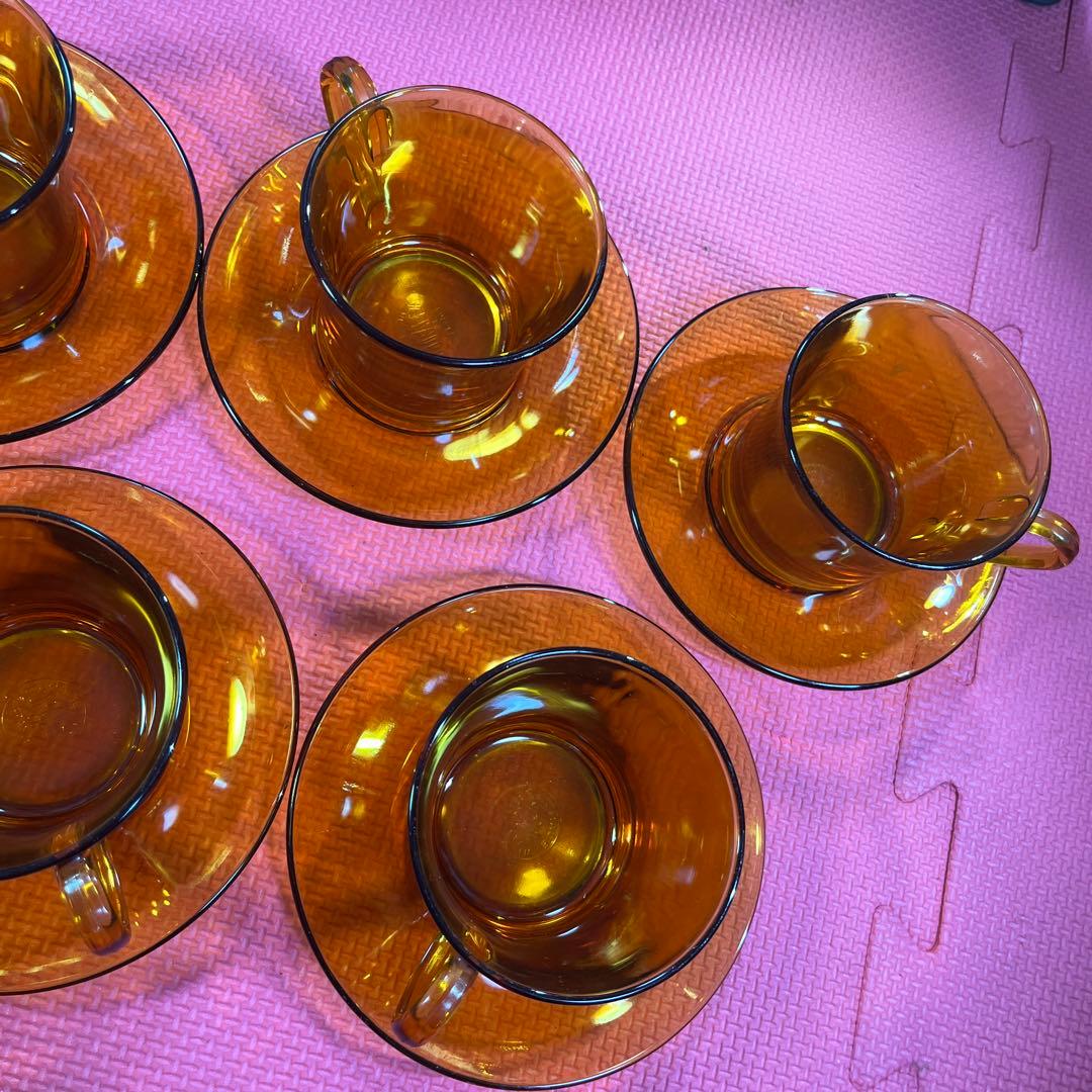 コーヒーカップ5個セット　昭和レトロ — image 3