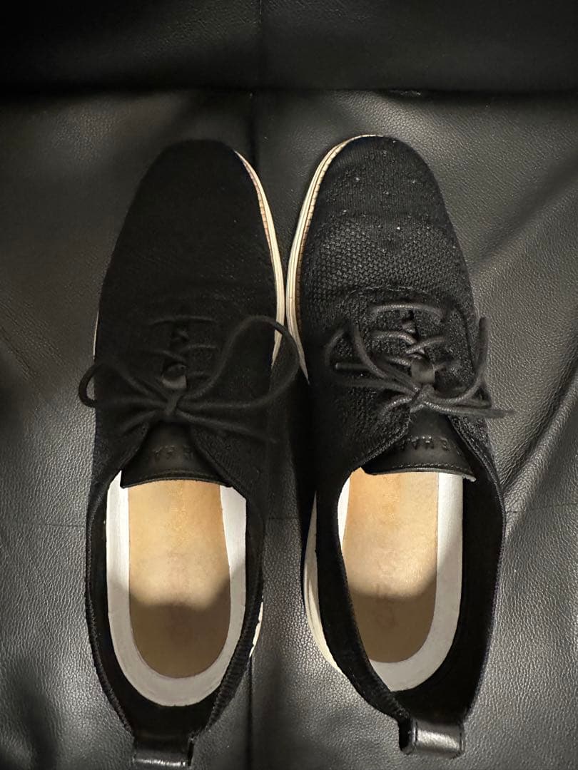 【コールハーン 】Cole Haan ウィングチップ ニットスニーカー ブラック — image 4