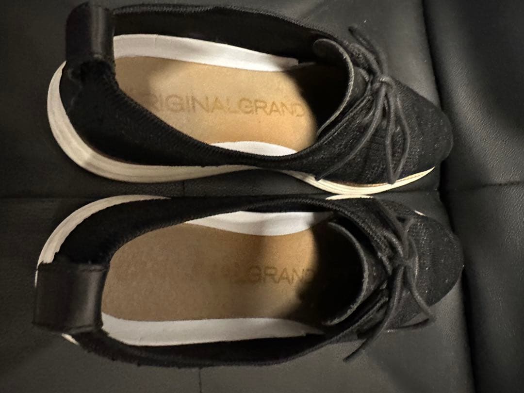 【コールハーン 】Cole Haan ウィングチップ ニットスニーカー ブラック — image 5
