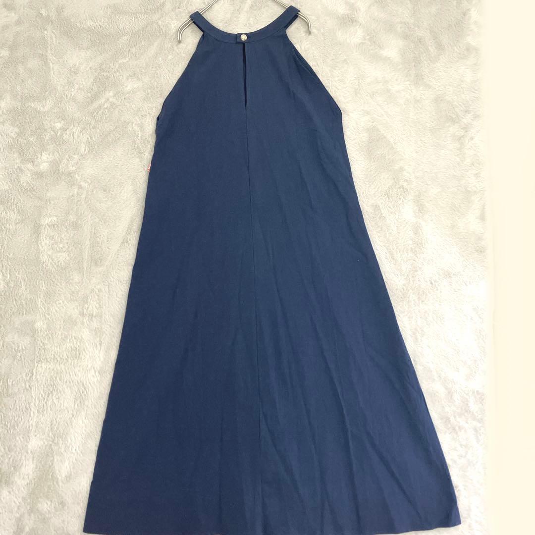 ジャバ マキシワンピース S Aライン ネイビー アメスリコットン100 — image 2