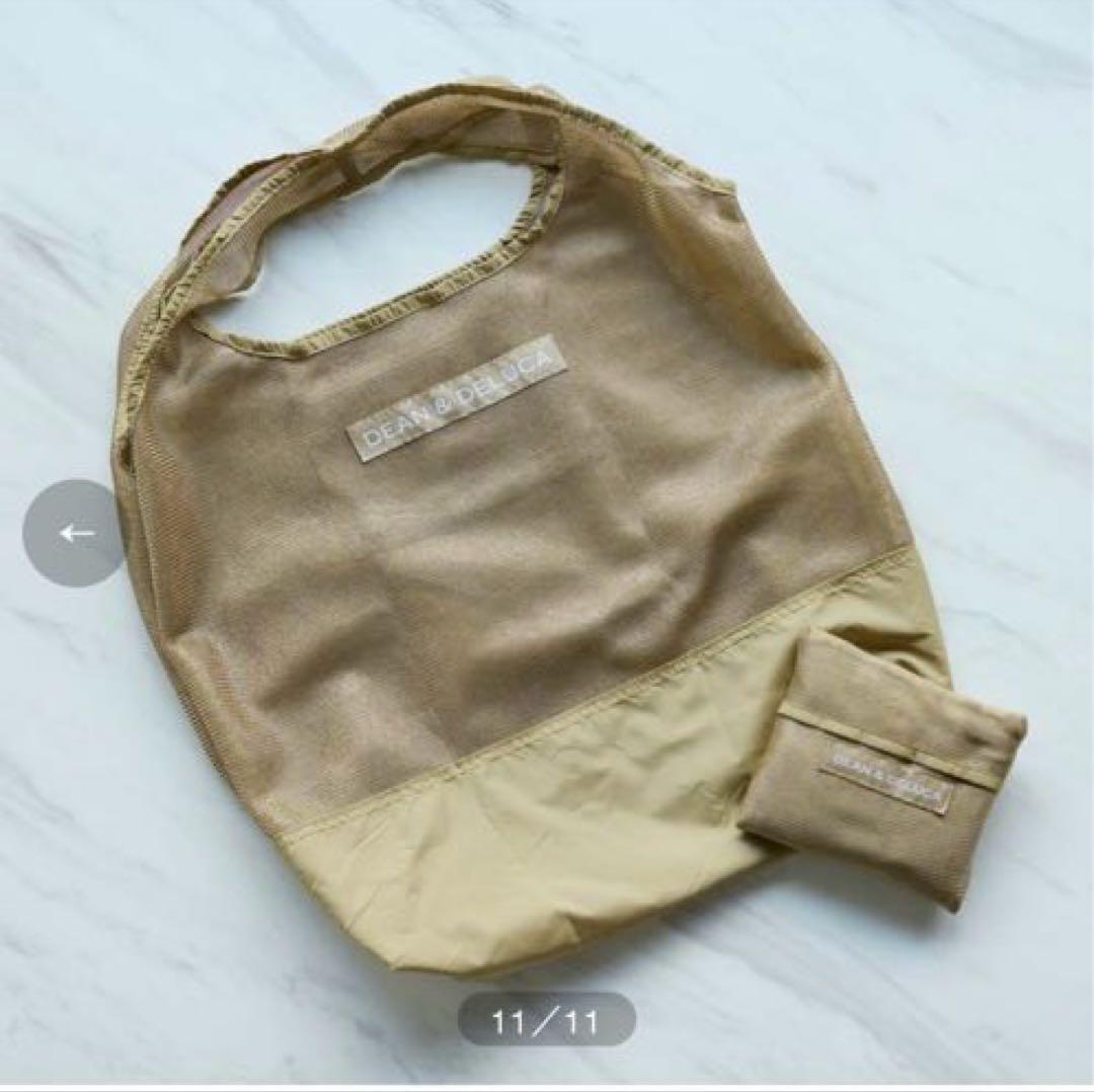 【完売商品］DEAN & DELUCA ネットショッピングバッグ ベージュ — image 2