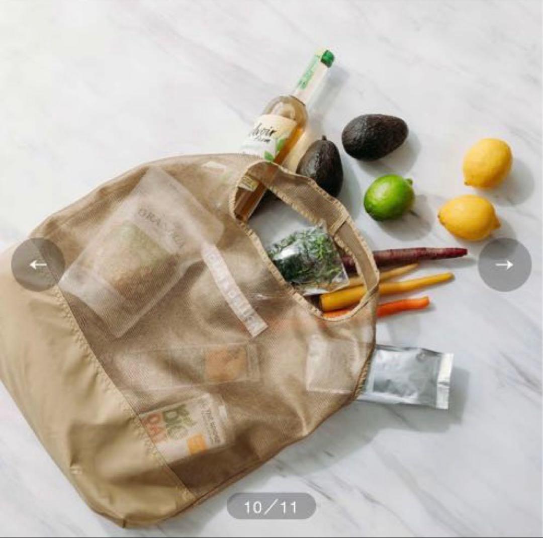 【完売商品］DEAN & DELUCA ネットショッピングバッグ ベージュ — image 3