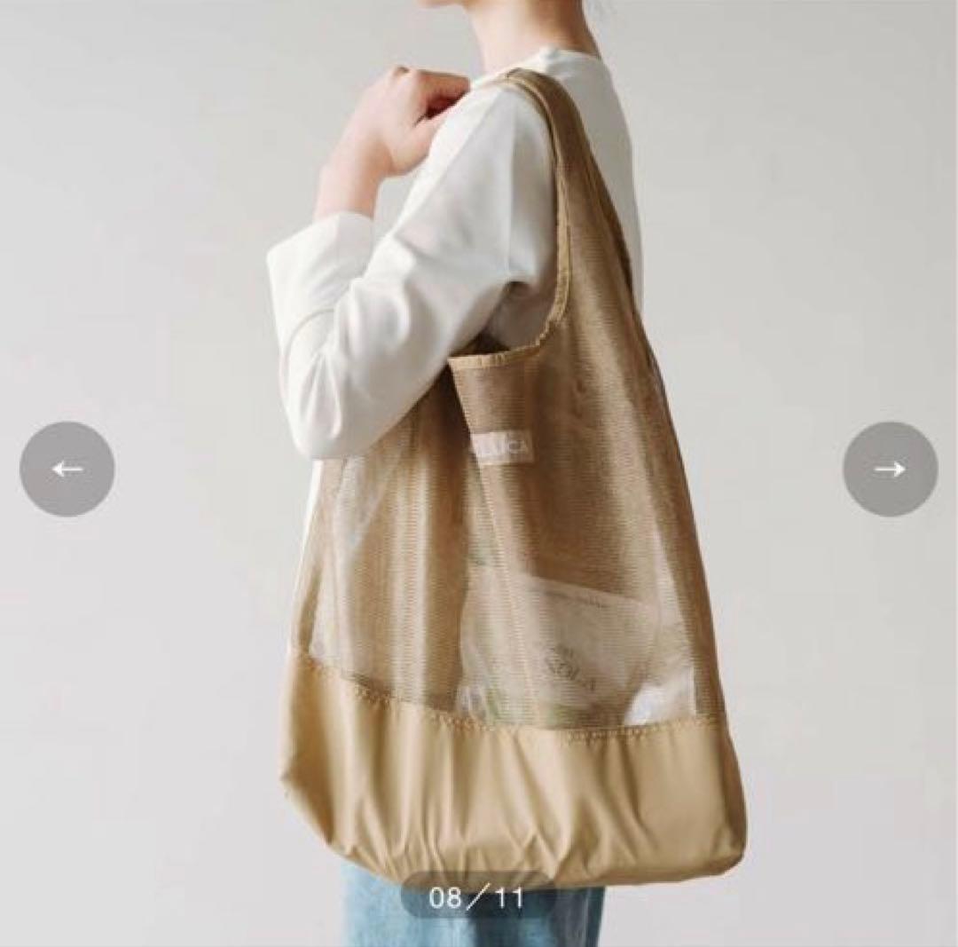 【完売商品］DEAN & DELUCA ネットショッピングバッグ ベージュ — image 5