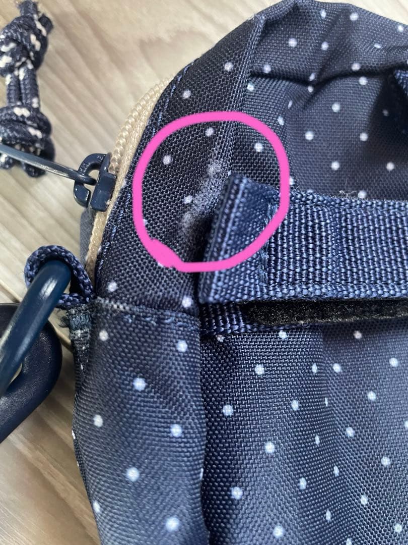 Coleman ドット柄 ショルダーバッグ ネイビー — image 3