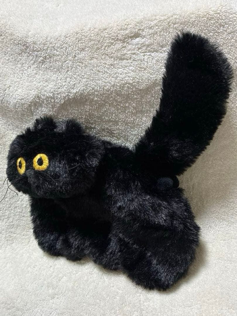 猫ぬいぐるみ　黒猫　ぬいぐるみ　ハンドメイド — image 2