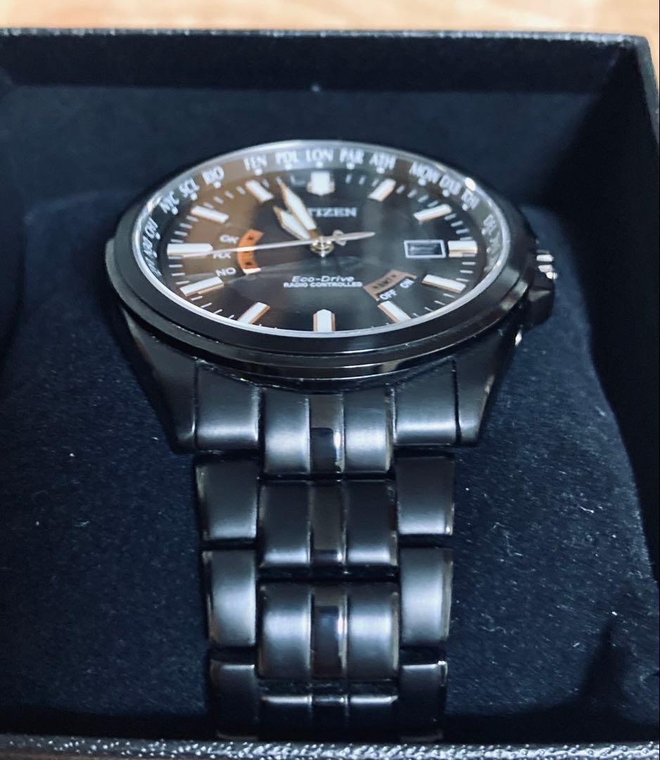 【週末セール！】レア！美品！CITIZEN CB0185-84E オールブラック — image 4