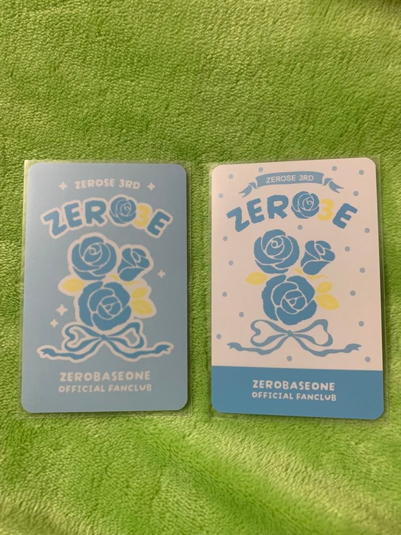 ZEROBASEONE ZEROSE 3期 ジャンハオ 2枚セット — image 2