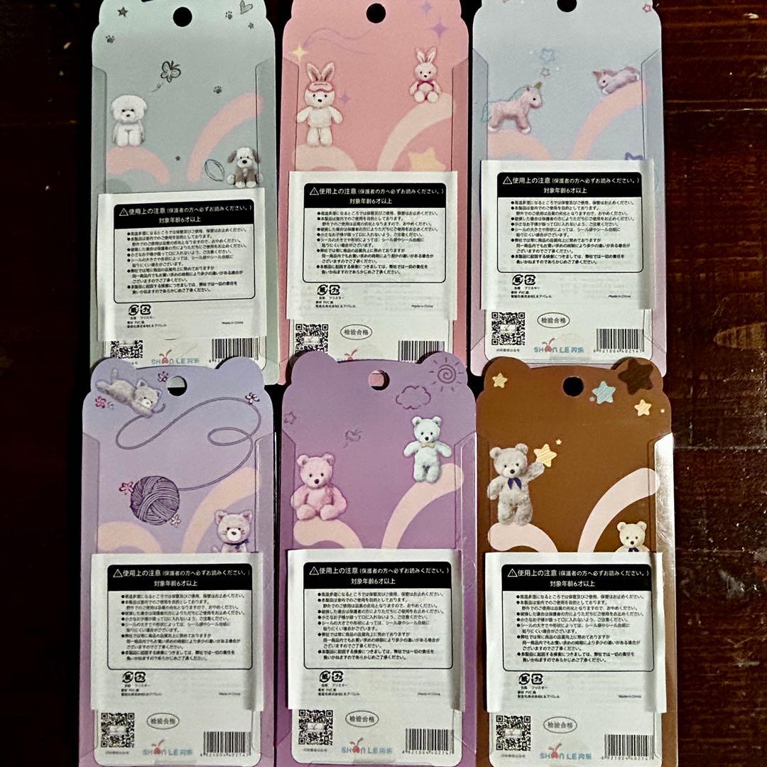 海外正規品❣️フロッキーシール パステル ねこ【日本語表記シールあり】 — image 4