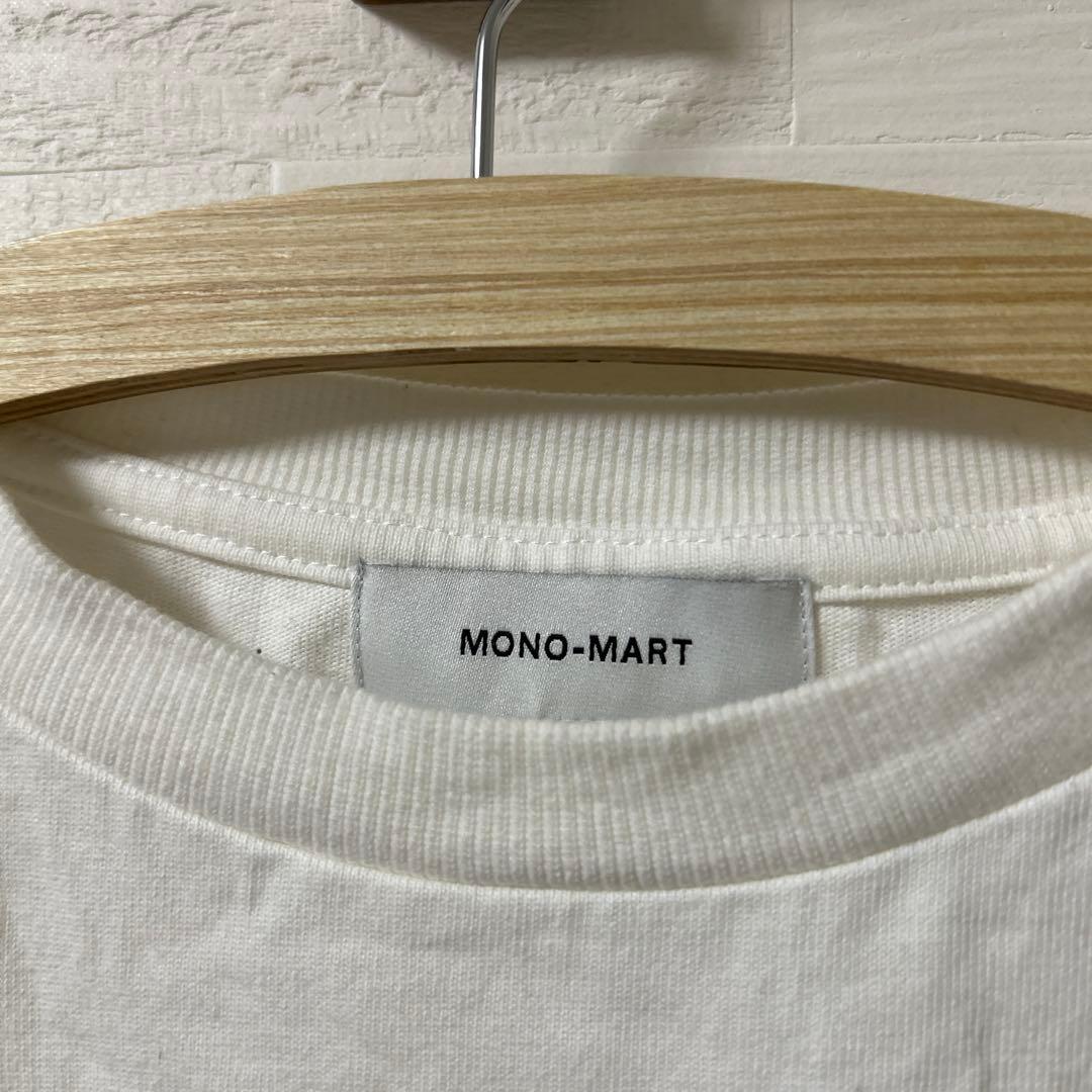 MONO-MART カレッジロゴ刺繍 Tシャツ S（実寸XL相当オーバーサイズ） — image 2