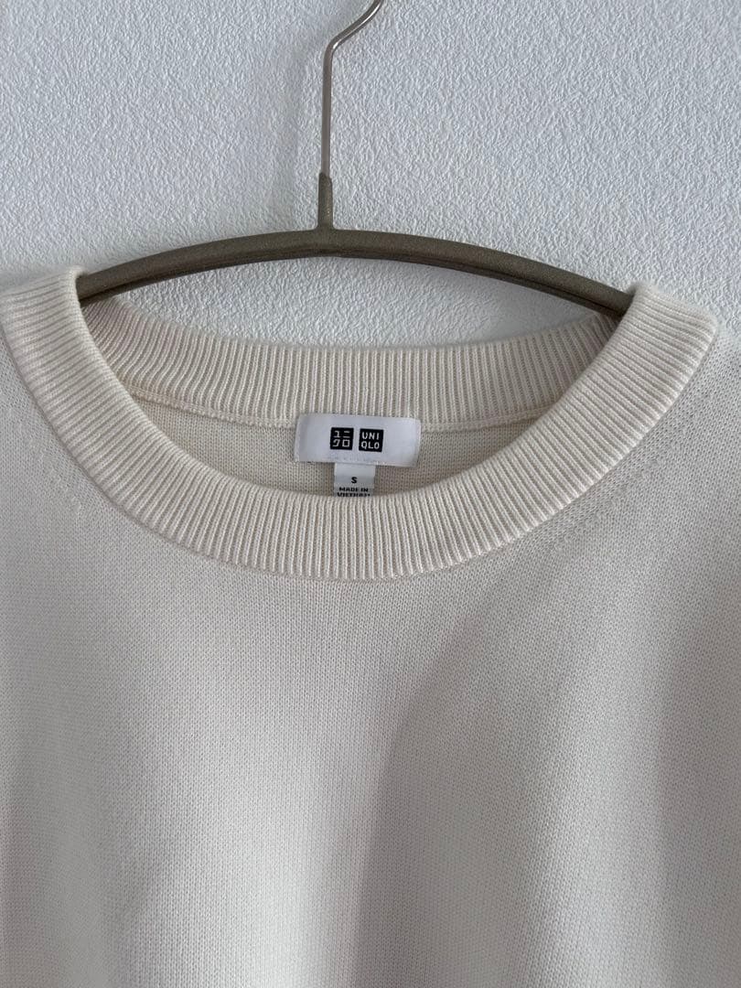 UNIQLO ウォッシャブルストレッチミラノリブクルーネックセーター — image 4