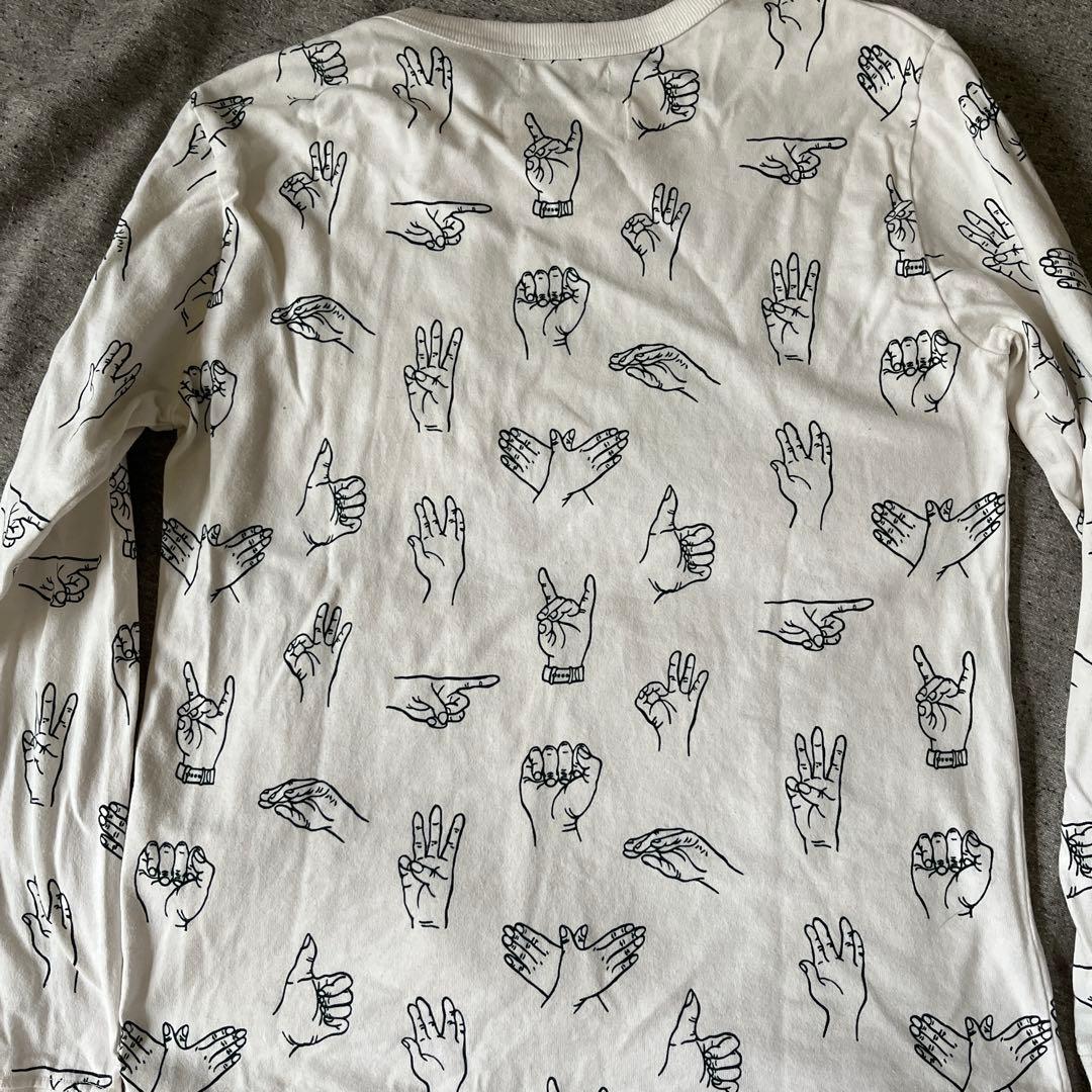 BEAMS BOY ハンドサイン柄 長袖コットンカットソー — image 5