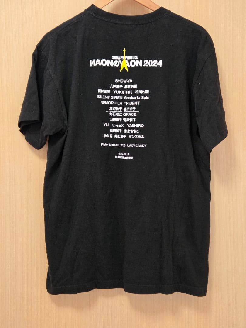 NAONのYAON 2024 Tシャツ 黒 Lサイズ SHOW-YA — image 3