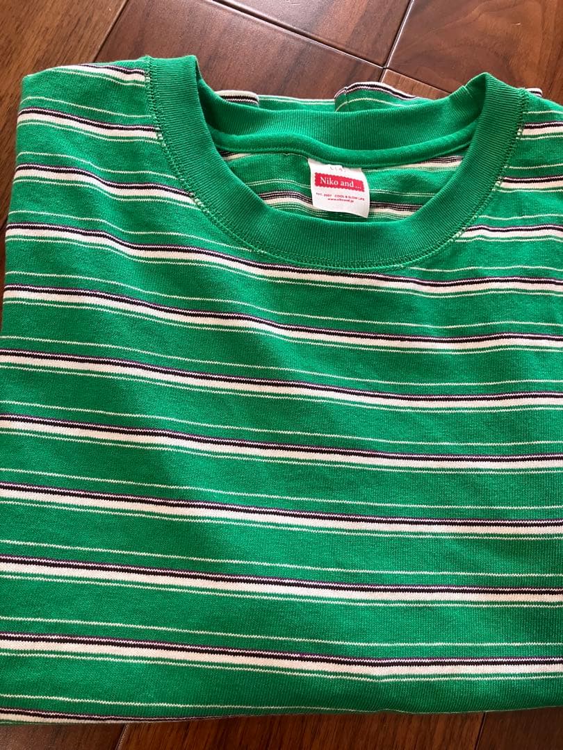 【新品・未使用】niko and…COLORマイスターTシャツ　L — image 4